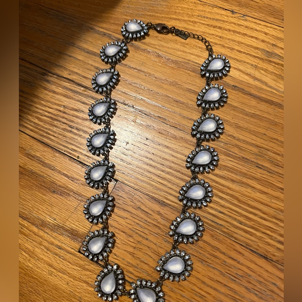 BAUBLEBAR lavender tear bejeweled necklace 💧💎